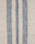 D.V. Kap Issue Indigo Stripes Blue Large Throw Pillow With Insert