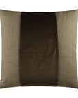 Jefferson Espresso Band Brown Large Throw Pillow With Insert - Uptown Sebastian