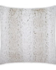 Juneau Fur White Large Throw Pillow With Insert - Uptown Sebastian