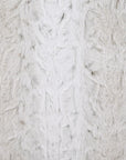 Juneau Fur White Large Throw Pillow With Insert - Uptown Sebastian