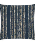 Kyra Navy Global Navy Large Throw Pillow With Insert - Uptown Sebastian