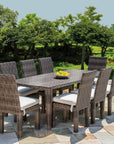 Lloyd Flanders Largo 88" Rectangular Dining Table All Weather Wicker