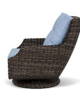 Largo High Back Swivel Rocker Lounge Chair All Weather Wicker - Uptown Sebastian