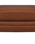 Uptown Sebastian Leather Ottoman American Collection