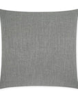 D.V. Kap Lena Grey Beach Solid Grey Large Throw Pillow With Insert