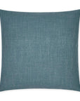 Lena Lapis Beach Solid Blue Large Throw Pillow With Insert - Uptown Sebastian