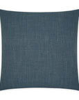 Lena Ocean Beach Solid Blue Slate Large Throw Pillow With Insert - Uptown Sebastian