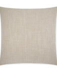 Lena Sand Beach Solid Tan Taupe Large Throw Pillow With Insert - Uptown Sebastian