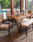 Low Country Dining Armchair Premium Wicker Furniture Lloyd Flanders - Uptown Sebastian