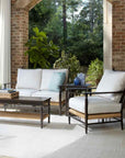 Lloyd Flanders Low Country Loveseat Premium Wicker Furniture