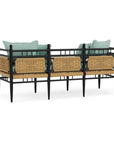 Low Country Outdoor Replacement Cushions For 3-Seat Garden Bench - Uptown Sebastian