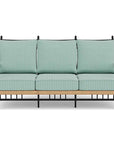 Lloyd Flanders Low Country Sofa Premium Wicker Furniture