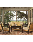 Lloyd Flanders Low Country Sofa Premium Wicker Furniture