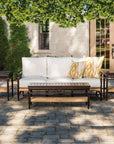 Lloyd Flanders Low Country Sofa Premium Wicker Furniture
