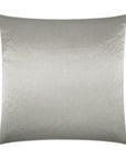 Lumis Vapor Transitional Solid Silver Large Throw Pillow With Insert - Uptown Sebastian