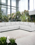 Luxurious Malibu Top Grain Leather L-Shaped Sectional Couch - Uptown Sebastian
