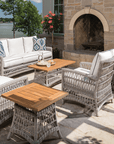 Mackinac Patio Lounge Set With Sofa Chairs Loveseat and Tables - Uptown Sebastian