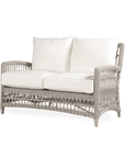 Lloyd Flanders Mackinac Wicker Rocking Porch Lounge Set Cushions