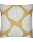 Mamie Citron Floral Yellow Large Throw Pillow With Insert - Uptown Sebastian