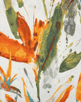D.V. Kap Marlot Mango Floral Orange Green Large Throw Pillow