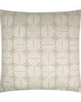 D.V. Kap Medallions Oyster Dots Global Large Throw Pillow With Insert