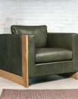 Mendenhall Premium Made to Order Leather Club Chair - Uptown Sebastian