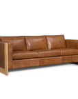 Mendenhall Premium Made to Order Leather Sofa With Wood Frame - Uptown Sebastian