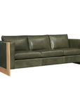 Mendenhall Premium Made to Order Leather Sofa With Wood Frame - Uptown Sebastian