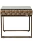 Milan 25" Square End Table Premium Wicker Furniture Made In USA - Uptown Sebastian