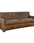 Modern Leather Sofa - 90 Inch Henry Top Grain Leather Couch - Uptown Sebastian