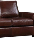 Uptown Sebastian No Regrets Grain Leather Couch High Back Made the USA