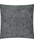 Norse Slate Solid Textured Grey Large Throw Pillow With Insert - Uptown Sebastian