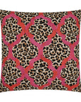 Obsessed Animal Fuchsia Large Throw Pillow With Insert - Uptown Sebastian