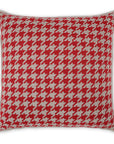 Pemberton Red Traditional Red Large Throw Pillow With Insert - Uptown Sebastian