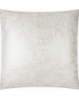 Pitone Ivory Animal Glam Gold White Large Throw Pillow With Insert - Uptown Sebastian