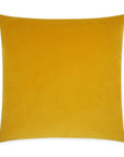 Posh Duo Mustard Solid Yellow Large Throw Pillow With Insert - Uptown Sebastian