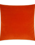 Posh Duo Orange Solid Orange Large Throw Pillow With Insert - Uptown Sebastian