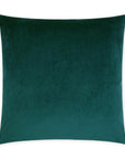 Posh Duo Teal Solid Turquoise Teal Large Throw Pillow With Insert - Uptown Sebastian