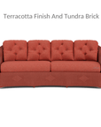 Reflections Crescent Sofa All Weather Wicker Sunbrella Cushions - Uptown Sebastian