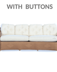 Reflections Crescent Sofa All Weather Wicker Sunbrella Cushions - Uptown Sebastian