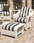 Reflections Wicker Lounge Chair With Sunbrella Cushions Lloyd Flanders - Uptown Sebastian
