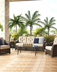 Reflections Wicker Lounge Chair With Sunbrella Cushions Lloyd Flanders - Uptown Sebastian