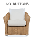 Reflections Wicker Patio Rocking Lounge Chair With Sunbrella Cushions - Uptown Sebastian