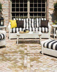 Reflections Wicker Patio Rocking Lounge Chair With Sunbrella Cushions - Uptown Sebastian