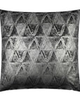Scheme Black Glam Geometric Black Large Throw Pillow With Insert - Uptown Sebastian