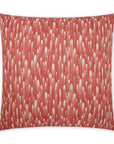 D.V. Kap Space Coral Abstract Red Large Throw Pillow With Insert