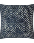 Tile Indigo Global Transitional Blue Large Throw Pillow With Insert - Uptown Sebastian