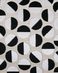 D.V. Kap Tilt Circular Dots Black Large Throw Pillow With Insert