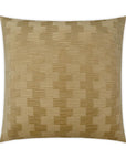 Treble Dijon Solid Textured Yellow Large Throw Pillow With Insert - Uptown Sebastian