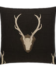Uncle Buck Black Large Throw Pillow With Insert - Uptown Sebastian